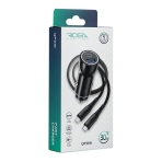 Купити Автомобільний Зарядний Пристрій Ridea RCC-30115 QPow 1USB/1USB-C PD/QC 30W+Type-C to Lightning, 2