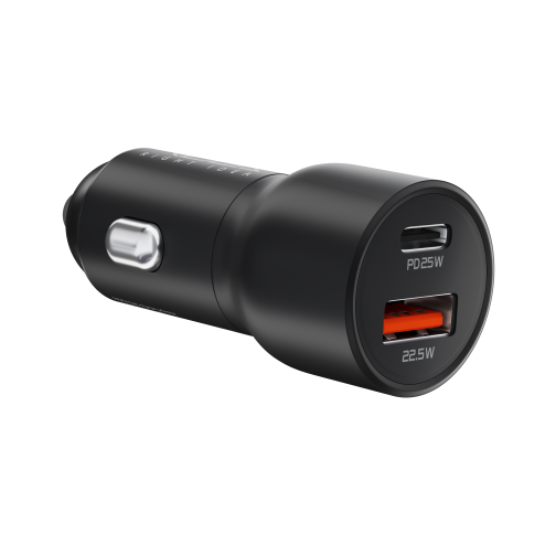 Купити Автомобільний Зарядний Пристрій Ridea RCC-30115 QPow 1USB/1USB-C PD/QC 30W+Type-C to Lightning, 3
