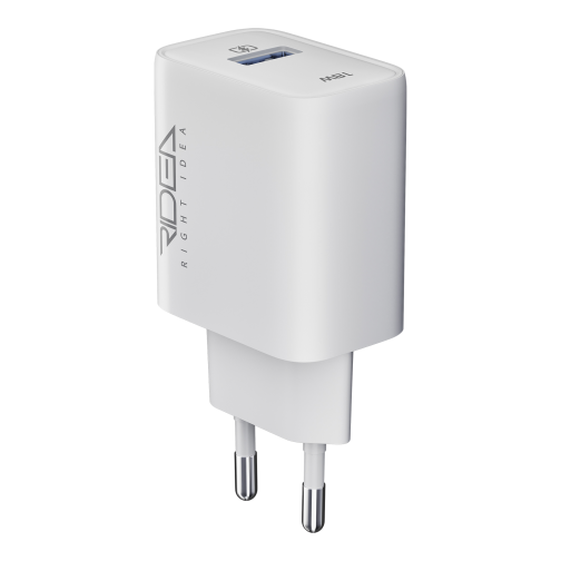 Мережевий Зарядний Пристрій Ridea RW-18121 Rapid 1USB QC 18W+Type-C превью 6