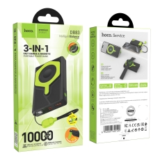 Купить Power Bank Hoco DB83 22.5W+PD20W magnetic, with watch charging, cable 10000mAh Купить Power Bank Hoco DB83 22.5W+PD20W magnetic, with watch charging, cable 10000mAh