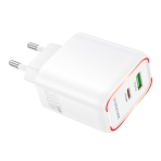 Купить Сетевое Зарядное Устройство Borofone BA89A 1USB-C/1USB PD/QC 30W, 3