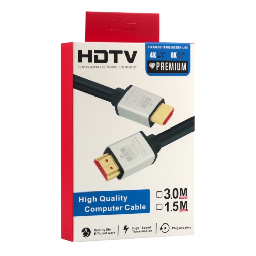 Купити Кабель HDMI- HDMI 2.0V 1.5m 4K Premium, 2