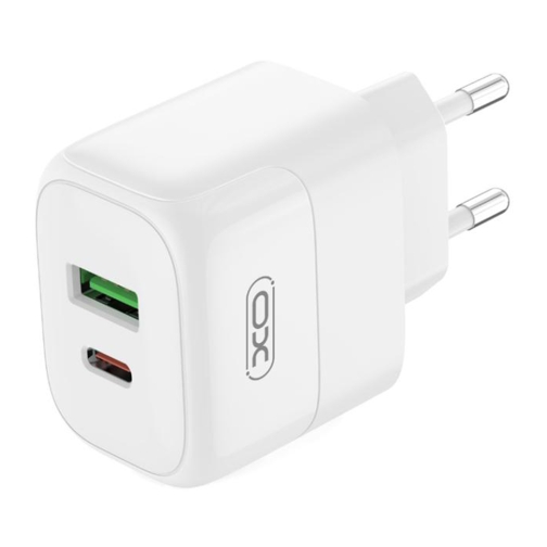 Купити Мережевий Зарядний Пристрій XO L137 1USB-C/1USB PD/QC 20W+Type-C to Type-C New Logo, 3