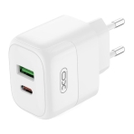 Купити Мережевий Зарядний Пристрій XO L137 1USB-C/1USB PD/QC 20W+Type-C to Type-C New Logo, 3