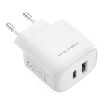 Купити Мережевий Зарядний Пристрій XO L137 1USB-C/1USB PD/QC 20W+Type-C to Type-C New Logo, 4