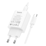 Купить Сетевое Зарядное Устройство Hoco C143A 1USB-C PD/QC 20W+Type-C to Type-C, 6
