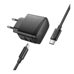 Купить Сетевое Зарядное Устройство Hoco CS61A 1USB/1USB-C PD/QC 30W+Type-C to Type-C, 4