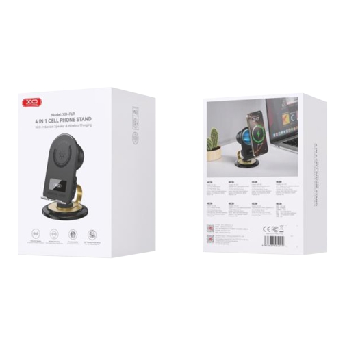 Купити Настiльний Тримач XO F69+Bluetooth Speaker+Wireless 15W, 2