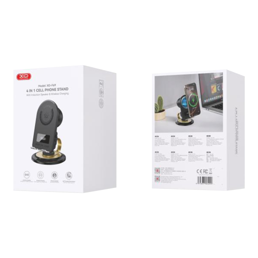 Настiльний Тримач XO F69+Bluetooth Speaker+Wireless 15W превью 2