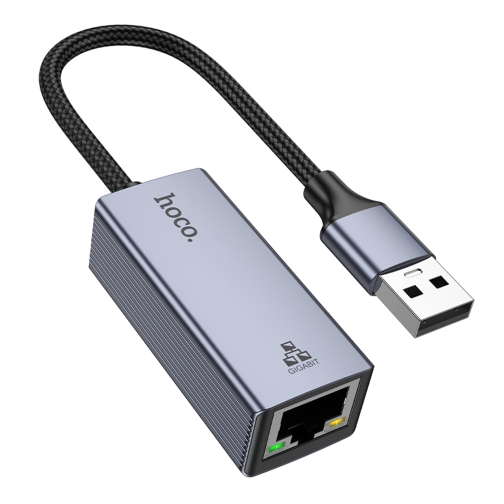 Купити Перехідник Hoco UA37 USB to Ethernet adapter (1000 Mbps/1Gbit)