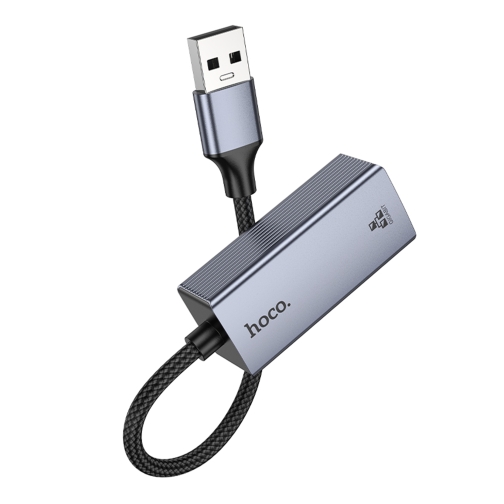 Купити Перехідник Hoco UA37 USB to Ethernet adapter (1000 Mbps/1Gbit), 3