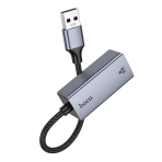 Купити Перехідник Hoco UA37 USB to Ethernet adapter (1000 Mbps/1Gbit), 3