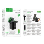 Купити Бездротовий Зарядний Пристрій Hoco CQ20A EU 6-in-1 15W+1USB/2USB-C 65W Magnetic (iWatch), 2