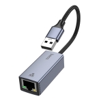 Купити Перехідник Hoco UA37 USB to Ethernet adapter (1000 Mbps/1Gbit), 4