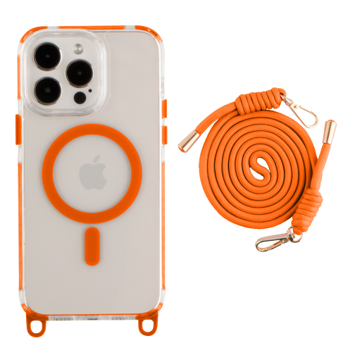 Чохол TPU+PC LanyardCase with MagSafe для iPhone 16 Pro превью 17