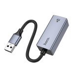 Купити Перехідник Hoco UA37 USB to Ethernet adapter (1000 Mbps/1Gbit), 5