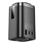 Купити Бездротовий Зарядний Пристрій Hoco CQ20A EU 6-in-1 15W+1USB/2USB-C 65W Magnetic (iWatch), 5