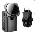 Купити Бездротовий Зарядний Пристрій Hoco CQ20A EU 6-in-1 15W+1USB/2USB-C 65W Magnetic (iWatch), 7