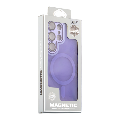 Чохол TPU+PC Magnetic Matte Camera Lens with Magsafe для Samsung Galaxy S25 Ultra 5G (S938) превью 6