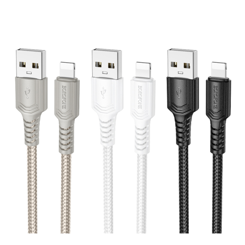 Кабель USB Borofone BX116 Lightning 2.4A