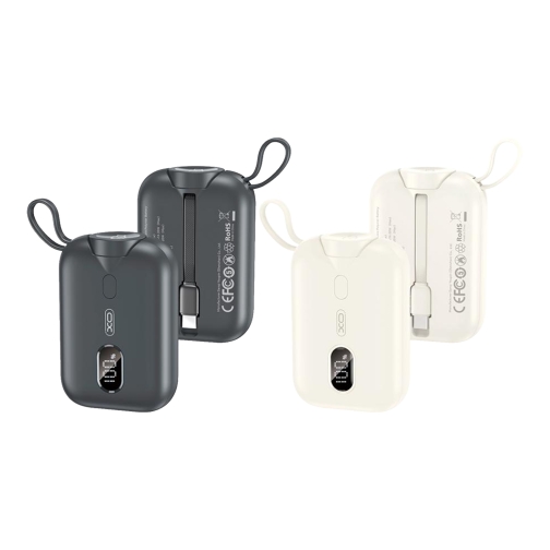 Купить Power Bank XO PR260 Self-watch wireless charger, Type-C cable digital fast charger 20W, 10000 mAh