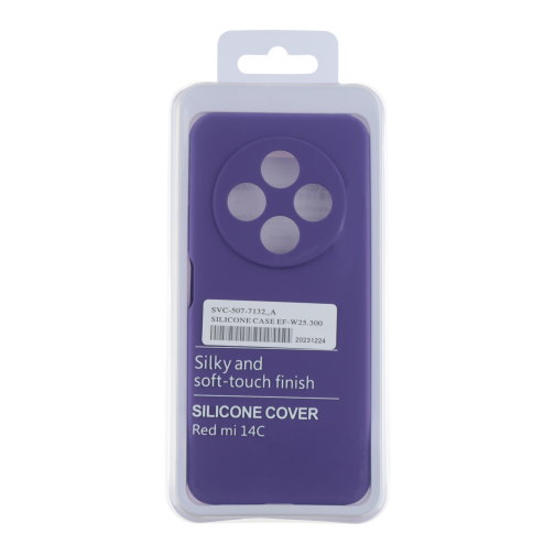 Чохол Liquid Silicone (AA) Full Camera для Xiaomi Redmi 14C/Redmi A4/Poco C75 превью 8