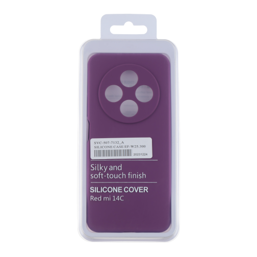 Чохол Liquid Silicone (AA) Full Camera для Xiaomi Redmi 14C/Redmi A4/Poco C75 превью 9