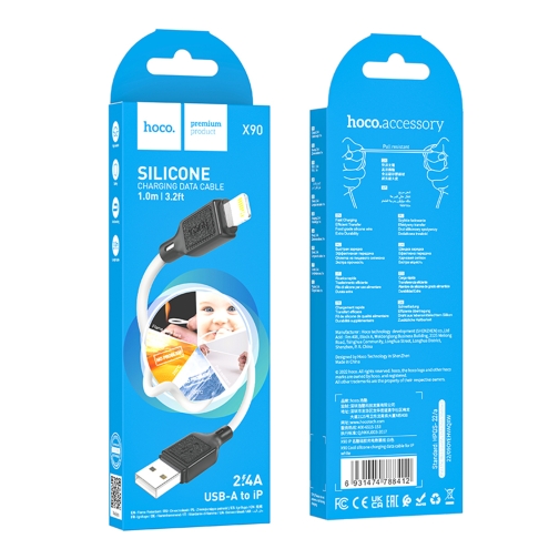Купить USB Hoco X90 Lightning 2.4A, 2