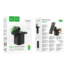 Купити Бездротовий Зарядний Пристрій Hoco CQ20 3-in-1 15W Magnetic (iWatch) Купити Бездротовий Зарядний Пристрій Hoco CQ20 3-in-1 15W Magnetic (iWatch)