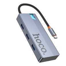 Купить USB Hub Hoco HB50 Type-C 5-in-1 (HDTV+PD+USB3.0*3) Купить USB Hub Hoco HB50 Type-C 5-in-1 (HDTV+PD+USB3.0*3)