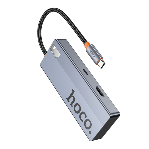 Хаб USB Hoco HB50 Type-C 5-in-1 (HDTV+PD+USB3.0*3) превью 3