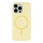 Купить Чехол Glow Silicone Case with Magsafe для iPhone 12 Pro Max Yellow
