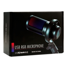 Купить Микрофон Для Стрима ME6S-RGB Настольный