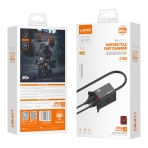 Купити Мото Інвертор LDNIO C108 1USB/1USB-C 60W+Type-C to Type-C, 2