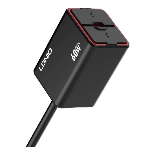 Купити Мото Інвертор LDNIO C108 1USB/1USB-C 60W+Type-C to Type-C, 4