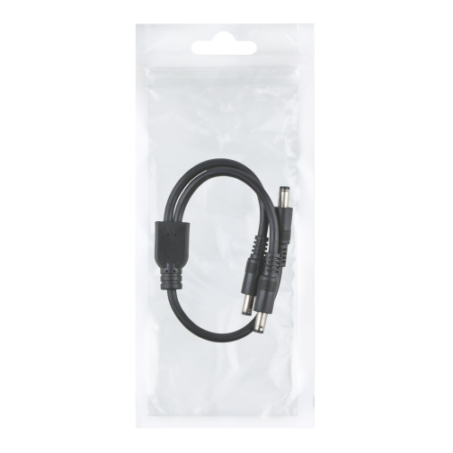 Кабель DC to 2DC 12v 5.5x2.1 mm 30cm превью 2