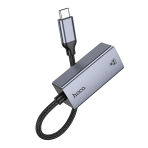 Купить Переходник Hoco UA37 Type-C to Ethernet adapter (1000 Mbps/1Gbit), 3