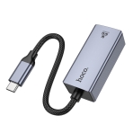 Купить Переходник Hoco UA37 Type-C to Ethernet adapter (1000 Mbps/1Gbit), 5