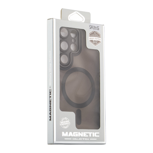 Чохол TPU+PC Magnetic Matte Camera Lens with Magsafe для Samsung Galaxy S24 Ultra 5G (S928) превью 3