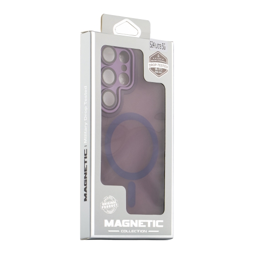Купити Чохол TPU+PC Magnetic Matte Camera Lens with Magsafe для Samsung Galaxy S24 Ultra 5G (S928), 8