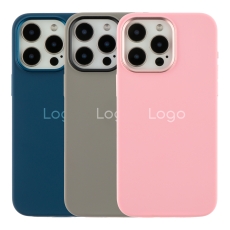 Купить Чехол Silicone Case Metal Buttons (AA) для iPhone 15 Pro Max