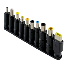 Купити Кабель Type-C to DC PD65W 5.5х2.1 мм+10 Перехідників 1.8m Купити Кабель Type-C to DC PD65W 5.5х2.1 мм+10 Перехідників 1.8m