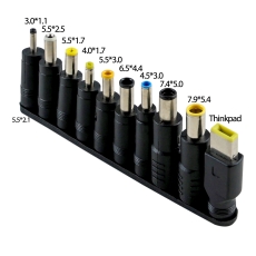 Купити Кабель Type-C to DC PD65W 5.5х2.1 мм+10 Перехідників 1.8m Купити Кабель Type-C to DC PD65W 5.5х2.1 мм+10 Перехідників 1.8m