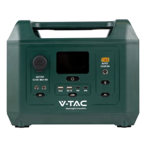 Купити Зарядна Станція Power Station V-TAC VT-606N, 600W(1kW peak), 576Wh, QC 18W, PD 65W, DC, LiFePO4 Вітринний зразок
