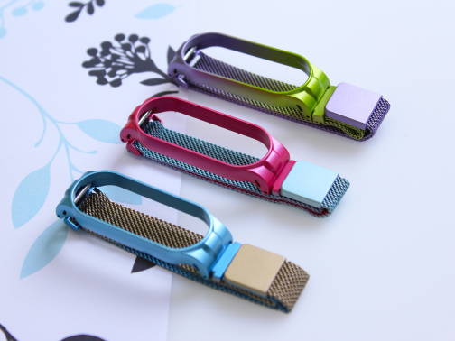Ремінець для Xiaomi Mi Band 5 Milanese Loop Gradient превью 14