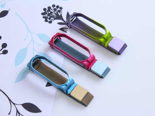 Ремінець для Xiaomi Mi Band 5 Milanese Loop Gradient превью 13
