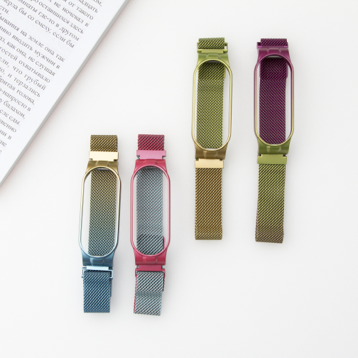Ремінець для Xiaomi Mi Band 5 Milanese Loop Gradient превью 12