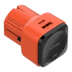 Купити Мережевий Зарядний Пристрій LDNIO Q2420 GAN 45W+Type-C to Type-C, 4