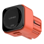 Купити Мережевий Зарядний Пристрій LDNIO Q2420 GAN 45W+Type-C to Type-C, 5