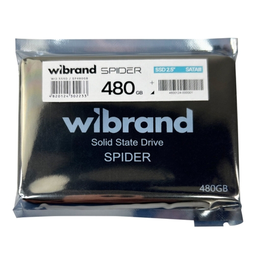 Купити SSD Диск Wibrand Spider 480GB 2.5" 7mm SATAIII Bulk